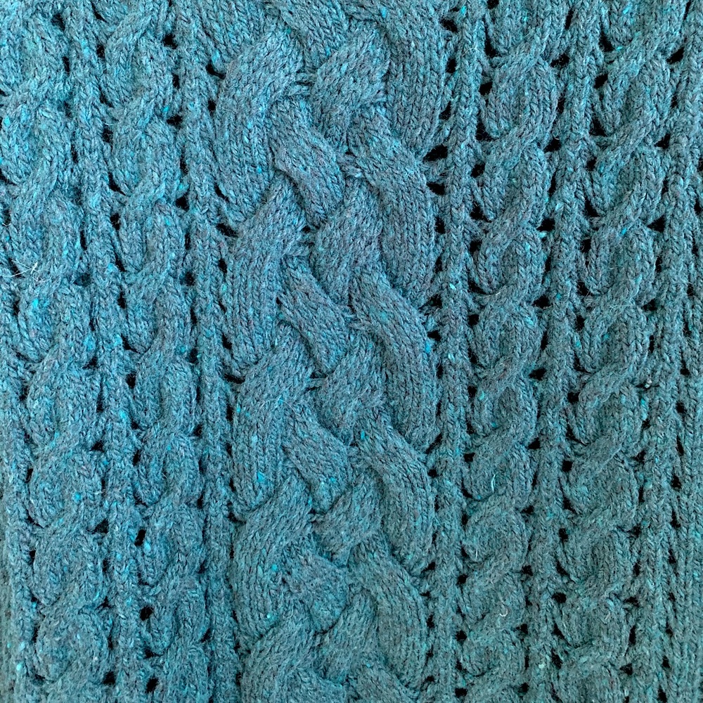 Turquoise Wool Sweater - Picture 3 of 3